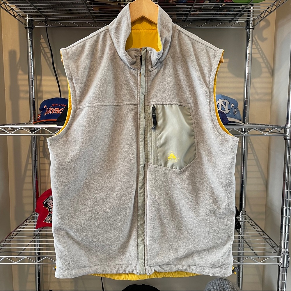 Vintage Nike ACG Therma Fit Reversible Fleece Vest Jacket Mens Size Medium